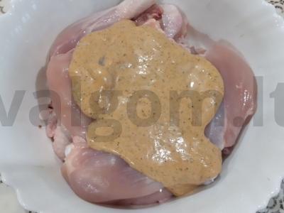 Skani vištiena su prieskoniais iš orkaitės Žingsnis 2