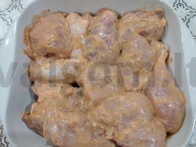 Skani vištiena su prieskoniais iš orkaitės Žingsnis 3