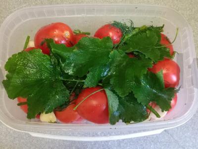 Marinuoti pomidorai užkandžiams Žingsnis 6