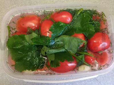 Marinuoti pomidorai užkandžiams Žingsnis 7