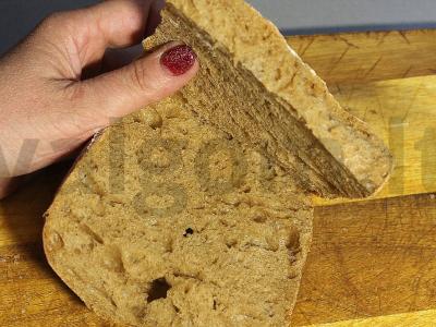 Sumuštinis su rugine čiabatta ir šonine Žingsnis 1