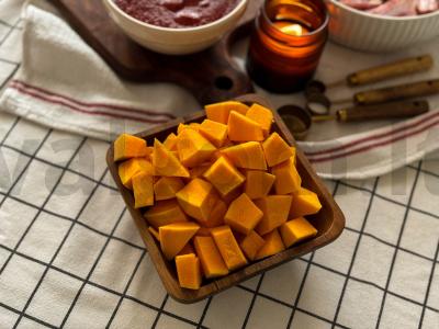 Kepti šonkauliukai su moliūgu vakarienei Žingsnis 3