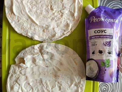 Arabų duona su mėsos ir sūrio įdaru Žingsnis 5