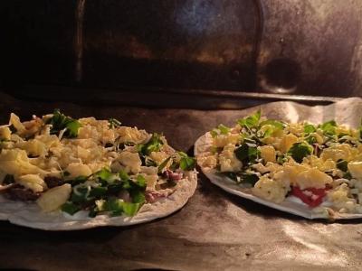 Arabų duona su mėsos ir sūrio įdaru Žingsnis 8