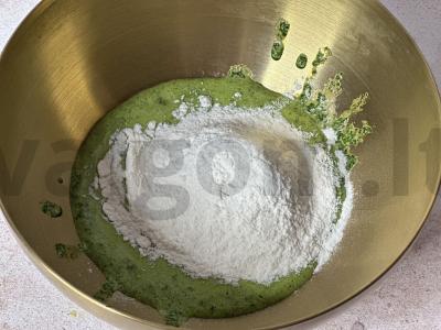 Špinatų makaronai su sūriu Žingsnis 2