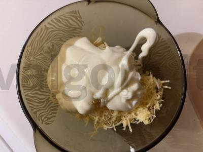 Ryžių apkepas su sūriu Žingsnis 3