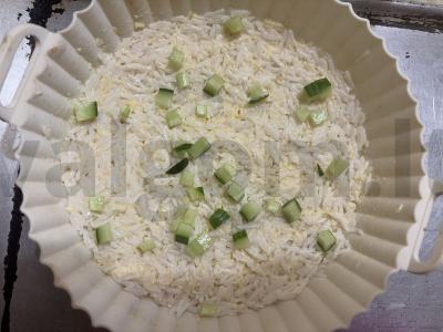 Ryžių apkepas su sūriu Žingsnis 9