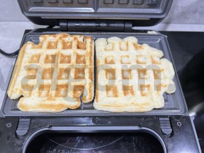 Varškės vafliai prie arbatos Žingsnis 4