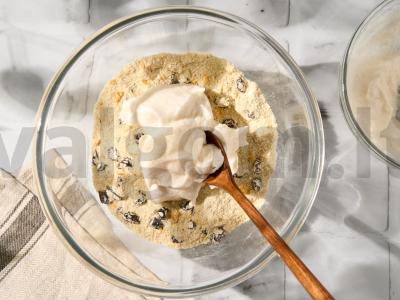 Migdoliniai amoretai su vyšniomis Žingsnis 3