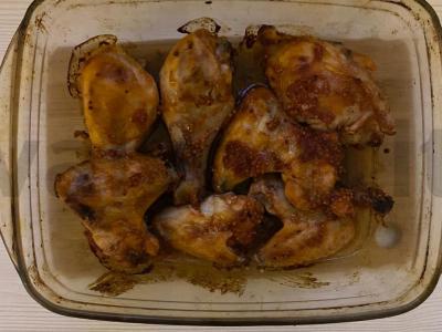 Kepintos vištienos sparneliai, šlaunelės ir blauzdos Žingsnis 6