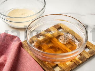 Oro želė desertas Žingsnis 1