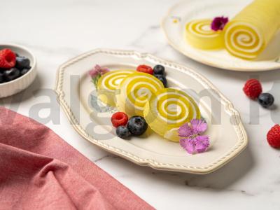 Oro želė desertas pagrindine nuotrauka