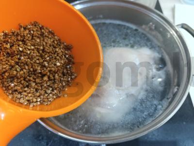 Grikių sriuba vištienos sultinyje Žingsnis 2