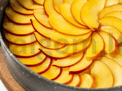 Varškės apkepas su nektarinais Žingsnis 5