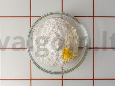 Citrininiai tartaletės Žingsnis 1