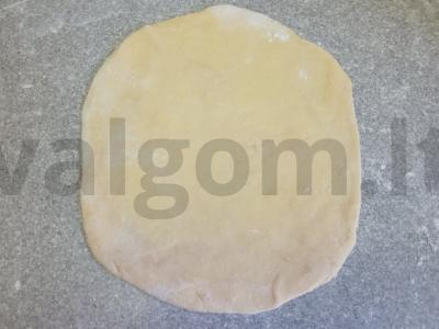 Čeburekai su kiaulienos faršu ir voveraitėmis Žingsnis 6