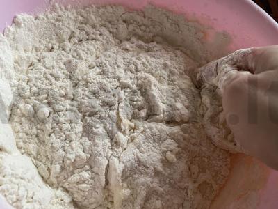 Trikampiai pyragėliai su obuolių uogiene Žingsnis 2