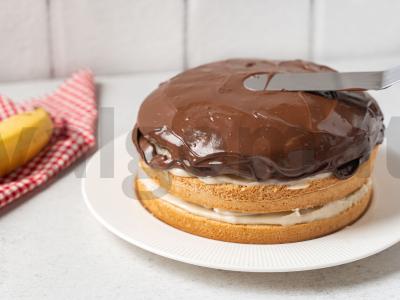 Tortas su bananų kremu Žingsnis 13
