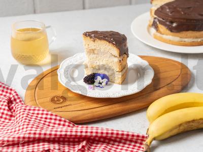 Tortas su bananų kremu pagrindine nuotrauka