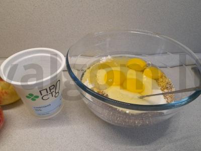 Avižiniai sausainiai su obuolių gabaliukais ir cinamonu Žingsnis 2