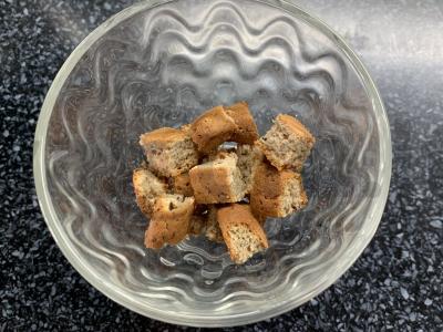 Desertas iš braškių, melionų, avižinių sausainių ir grietinėlės Žingsnis 5