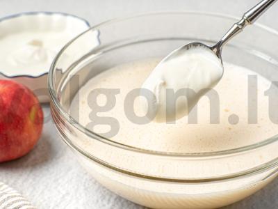 Obuolių ir kriaušių pyragas Žingsnis 2