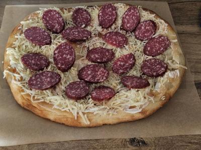 Skani pica su sūriu ir dešra Žingsnis 5