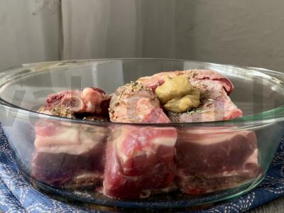 Jautienos šonkauliai pergamente Žingsnis 2