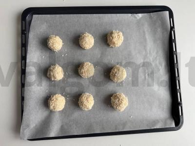 Varškės sausainiai su kokosu Žingsnis 3