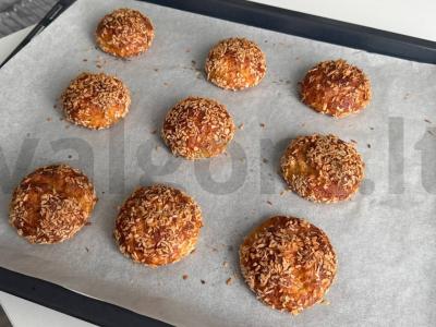 Varškės sausainiai su kokosu pagrindine nuotrauka