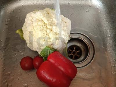 Grikių košė su žiediniais kopūstais Žingsnis 2