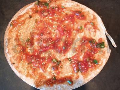 Havajų pica ant tortilijos Žingsnis 4