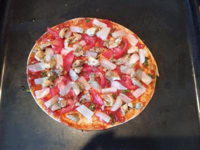 Havajų pica ant tortilijos Žingsnis 6