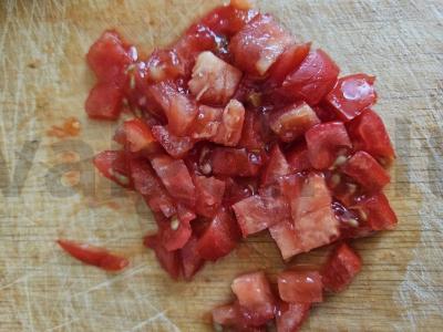 Tostai su faršu ir sūriu oro grilyje Žingsnis 1