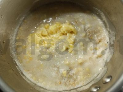 Avižinė košė su bananais ir obuoliais pusryčiams Žingsnis 4