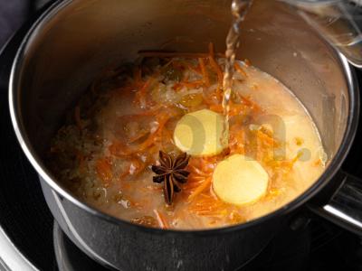 Kondži su morkomis Žingsnis 4