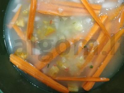 Daržovių makaronai „Rudens“ Žingsnis 4