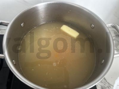 Lašišų sriuba pietums Žingsnis 9