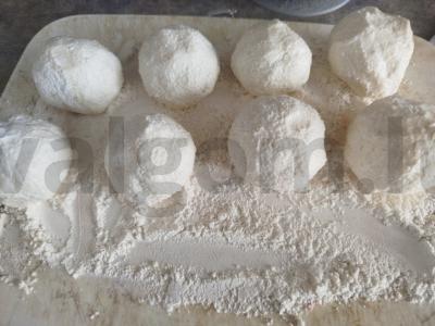 Varškėčiai su manų kruopomis pusryčiams Žingsnis 8