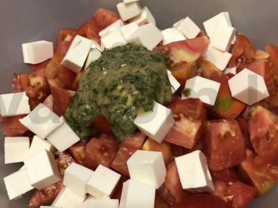 Salotas su feta sūriu ir garstyčiomis Žingsnis 8