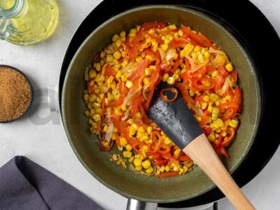 Tacos su vištienos širdelėmis Žingsnis 4