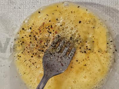 Traškūs skrudinti duonos gabaliukai su mocarela Žingsnis 1