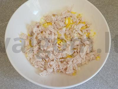 Okroška su beržo sultimis, virta vištienos krūtinėlė ir krienai Žingsnis 2