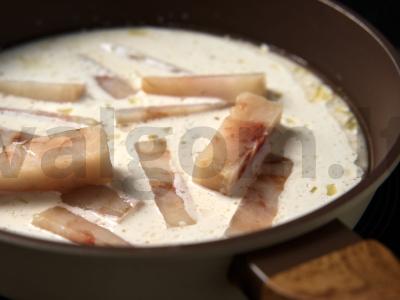 Žuvies troškinys su žaliaisiais daržovėmis Žingsnis 4