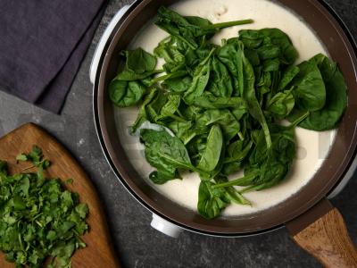 Žuvies troškinys su žaliaisiais daržovėmis Žingsnis 5