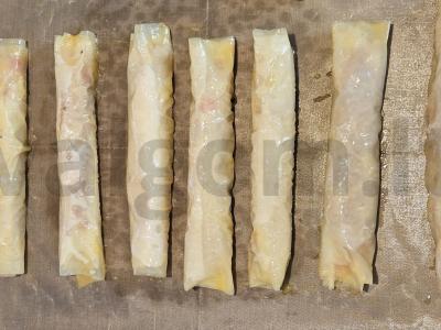 Mėsos vamzdeliai iš filo tešlos Žingsnis 5