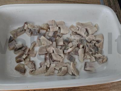 Klasikinis „Silkė po šubą“ Žingsnis 3