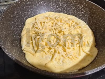 Omletas su grietine ir sūriu Žingsnis 5