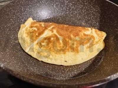 Omletas su grietine ir sūriu Žingsnis 6