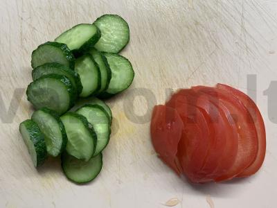 Sumuštiniai su kiauliena, daržovėmis ir sūriu Žingsnis 2